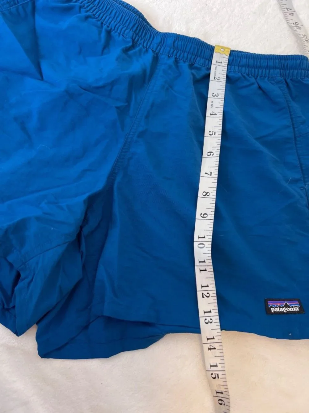 Patagonia Baggies Shorts Woman's Medium Dark Royal Blue Active Running Workout